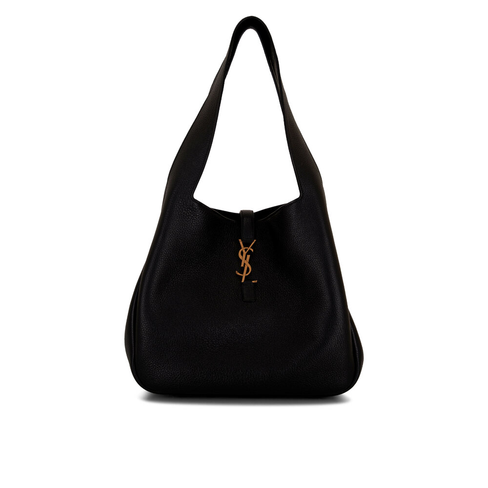 Saint Laurent - Bea Black Grained Leather Tote | Mitchell Stores