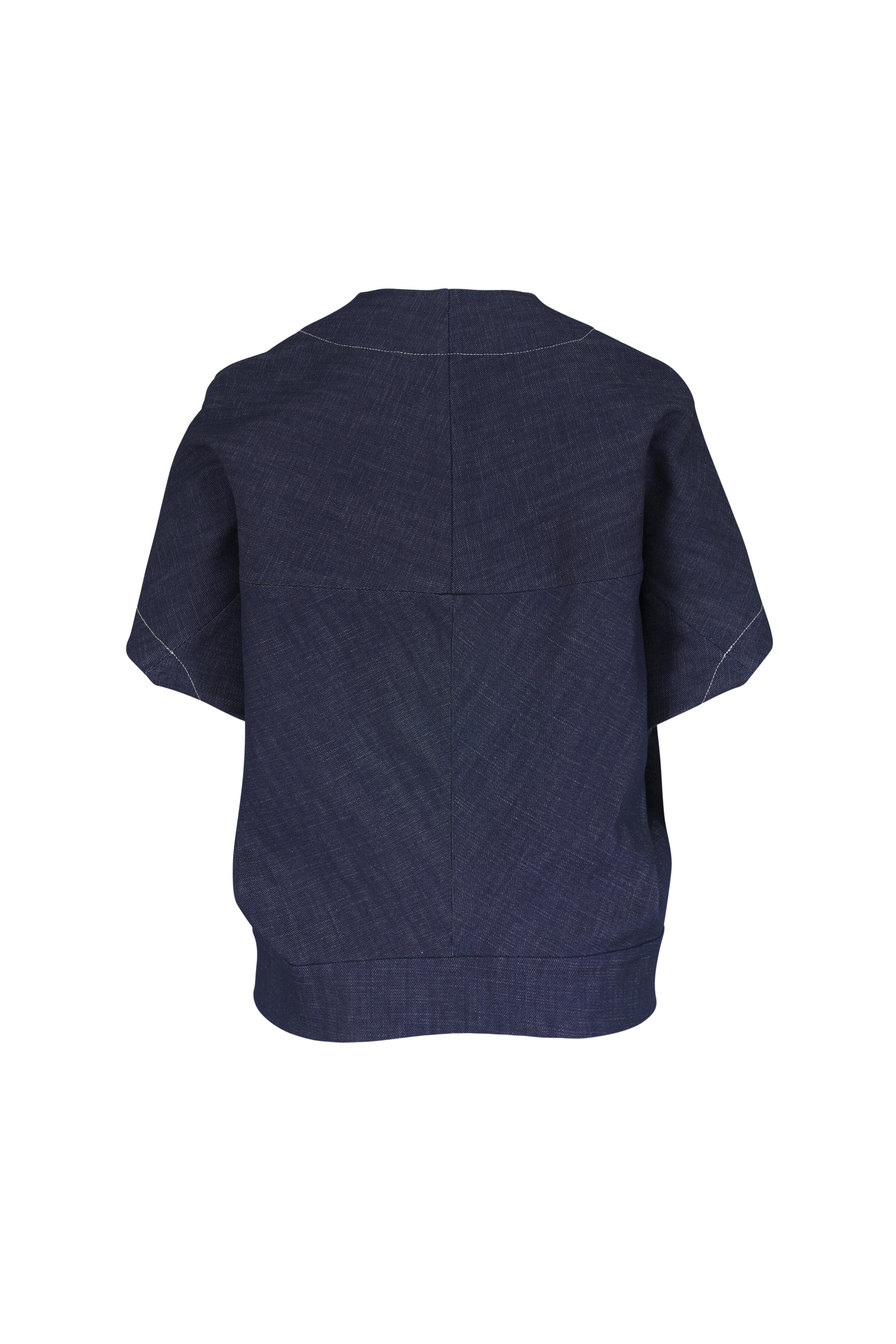 Zero + Maria Cornejo - Hex Indigo Eco Denim Shrug