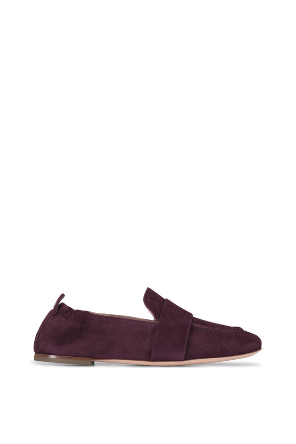AGL Cristiana Red Suede Penny Loafer - view 3