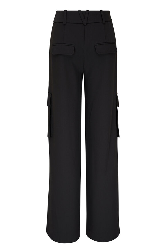 Veronica Beard - Saul Black Crepe Cargo Pant 