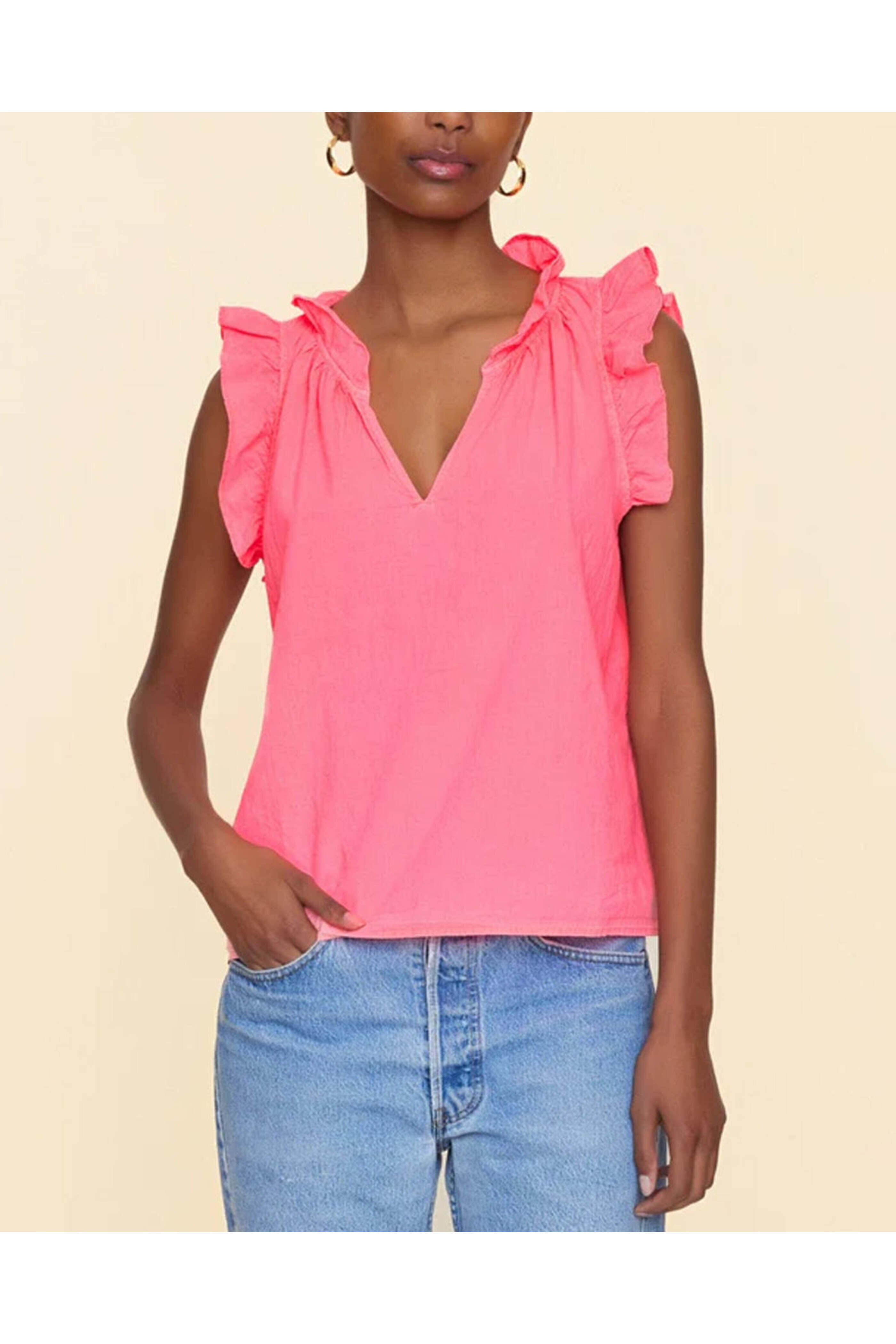 Xirena - Neon Pink Bex Top