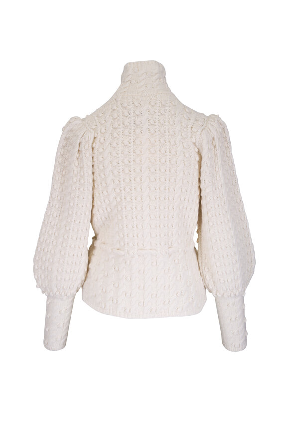 Zimmermann Valiant Cream Wool Bauble Sweater - view 3