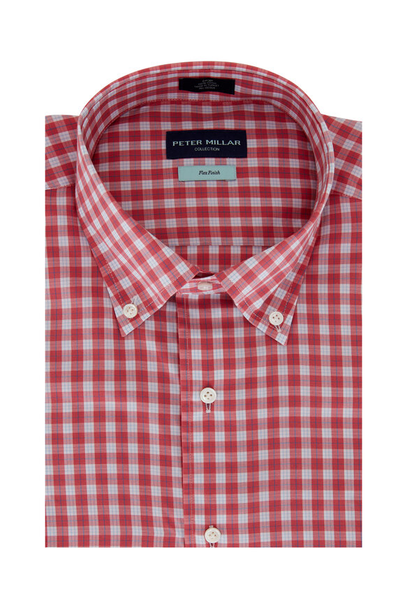 Peter Millar - Tides Pink Check Sport Shirt