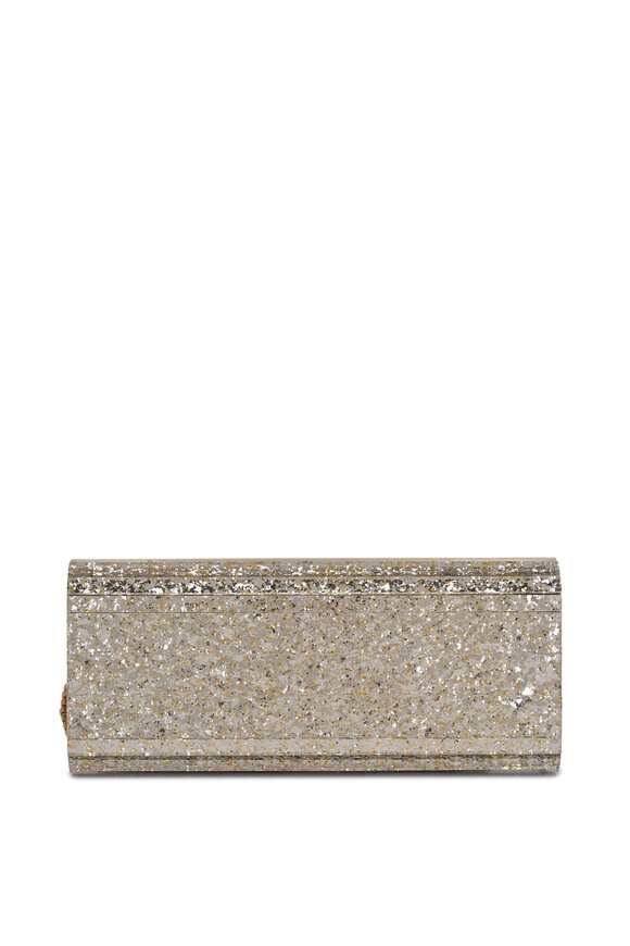 Jimmy Choo - Sweetie Coarse Glitter Acrylic Clutch