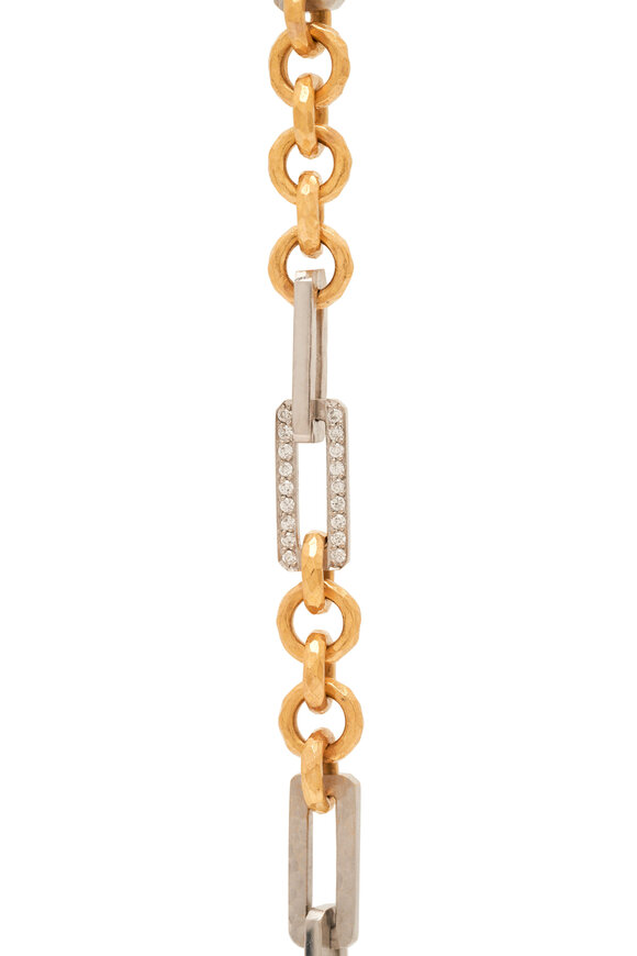 Malcolm Betts - Platinum & Yellow Gold Diamond Bracelet