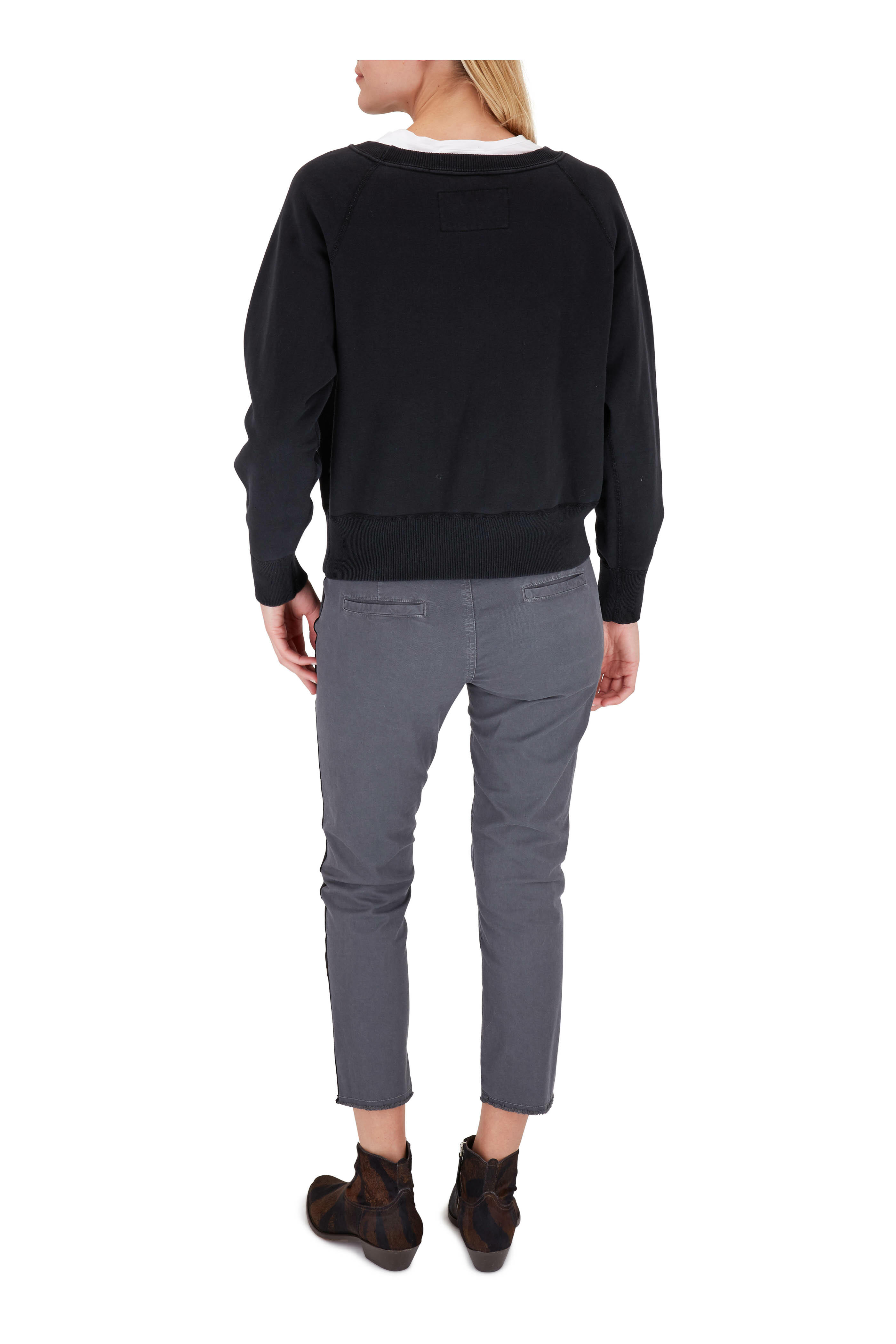 Nili Lotan - Black Good Morning NY Sweatshirt