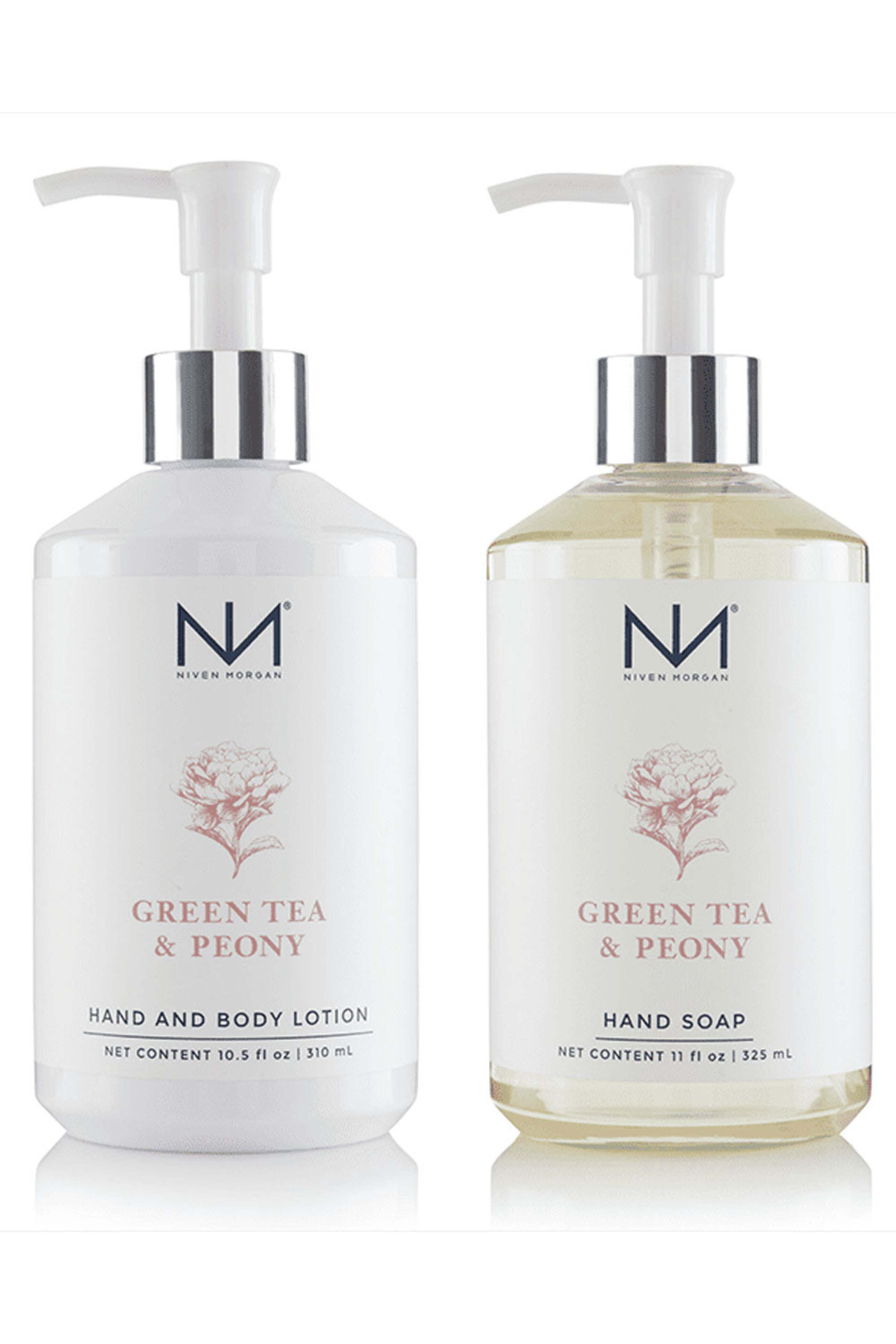 Niven Morgan - Green Tea & Peony Hand Set