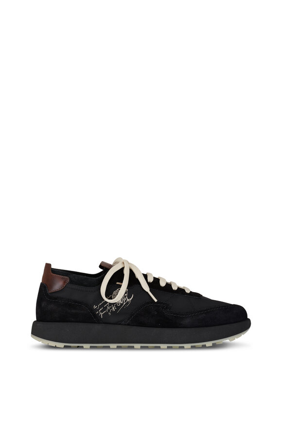 Berluti - Light Track Black Suede Sneaker 