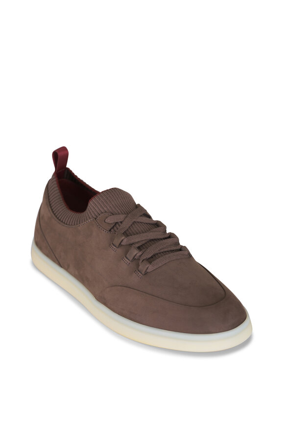 Loro Piana Soho Walk Grained Nubuck Canteen Sneaker
