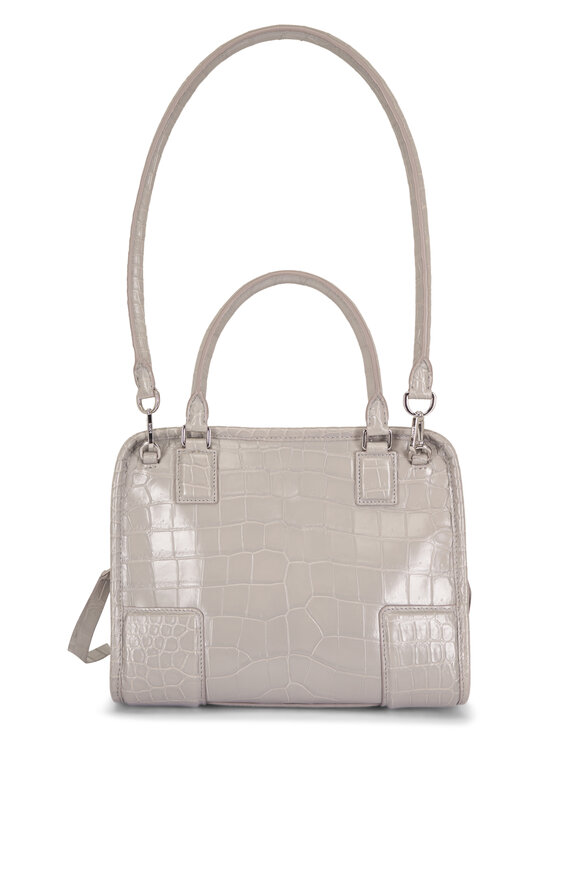 Loewe Small Amazona 180 Lava Gray Top Handle Bag - view 2