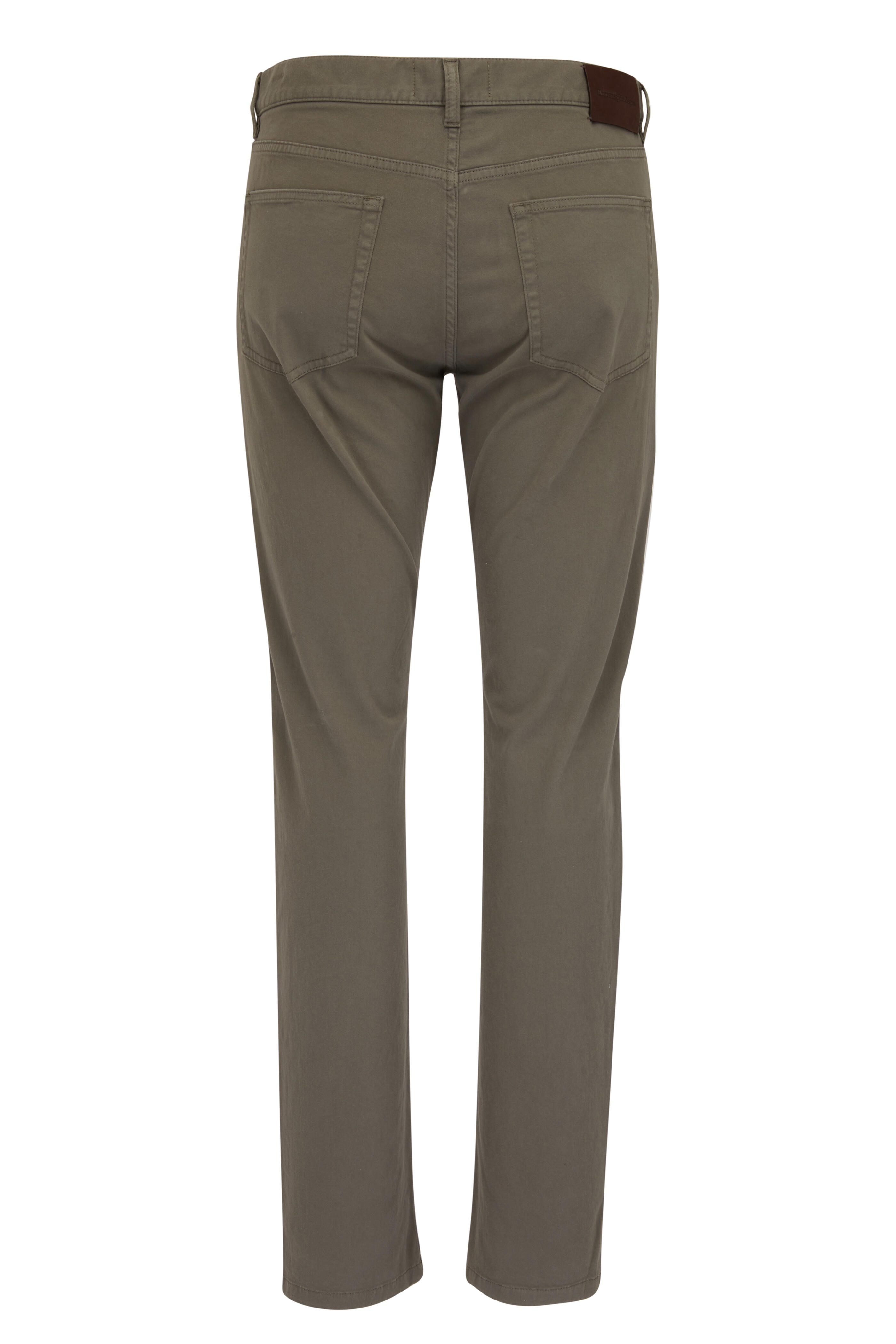 Zegna - Gray Green Five Pocket Pant