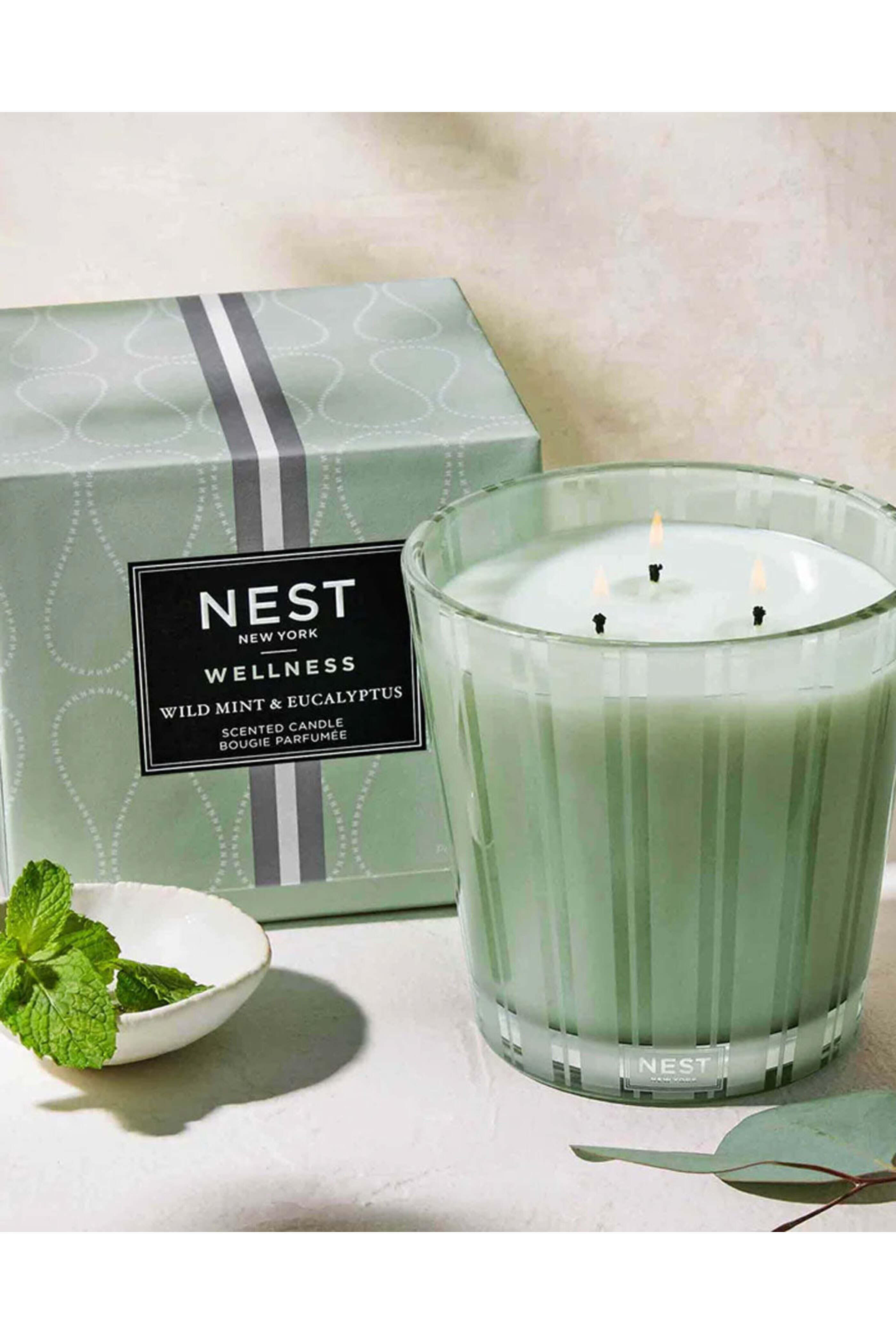 Nest Fragrances - Wild Mint & Eucalyptus 3-Wick Candle - view 3