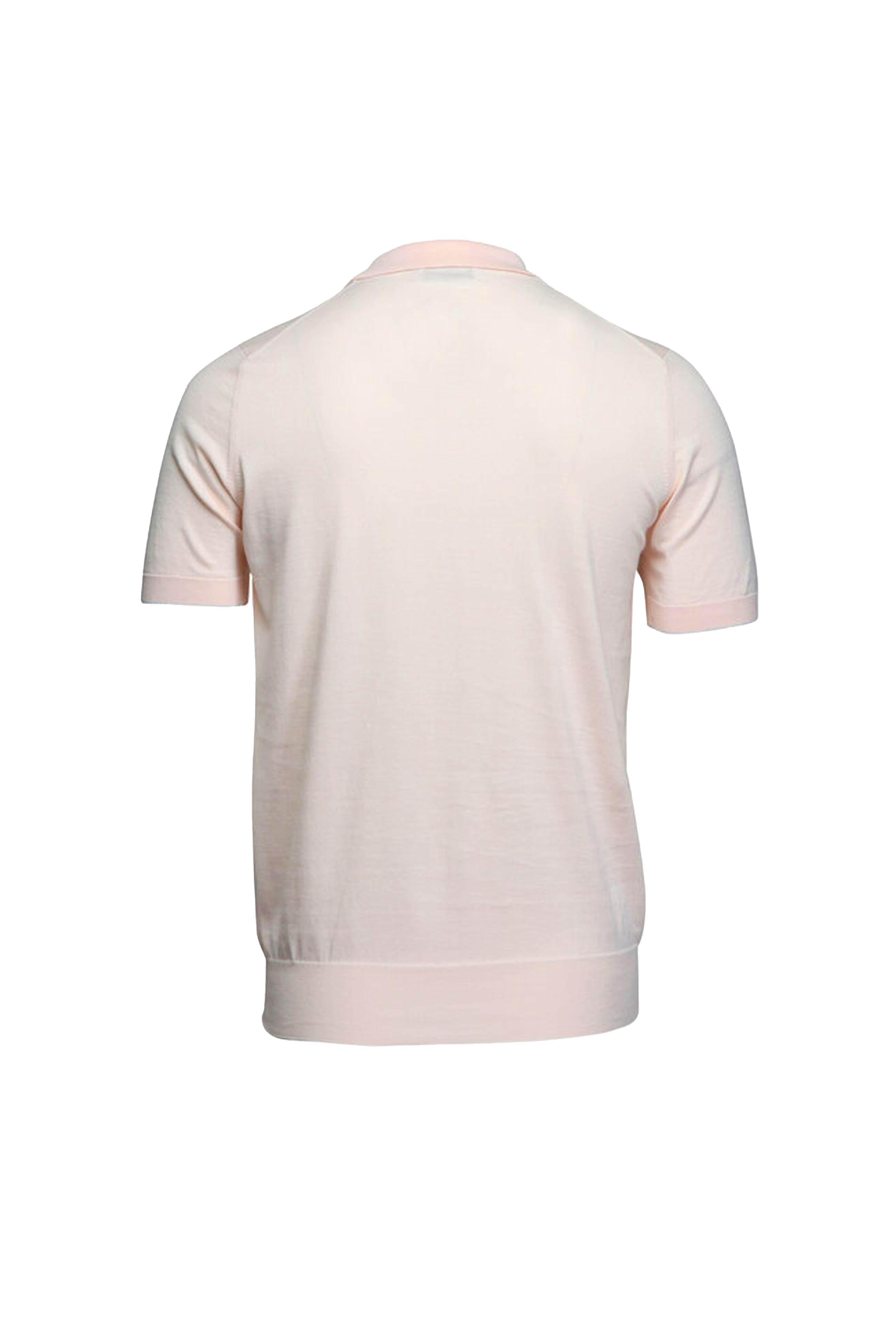 Brunello Cucinelli - Cherry Blossom Johnny Collar Polo