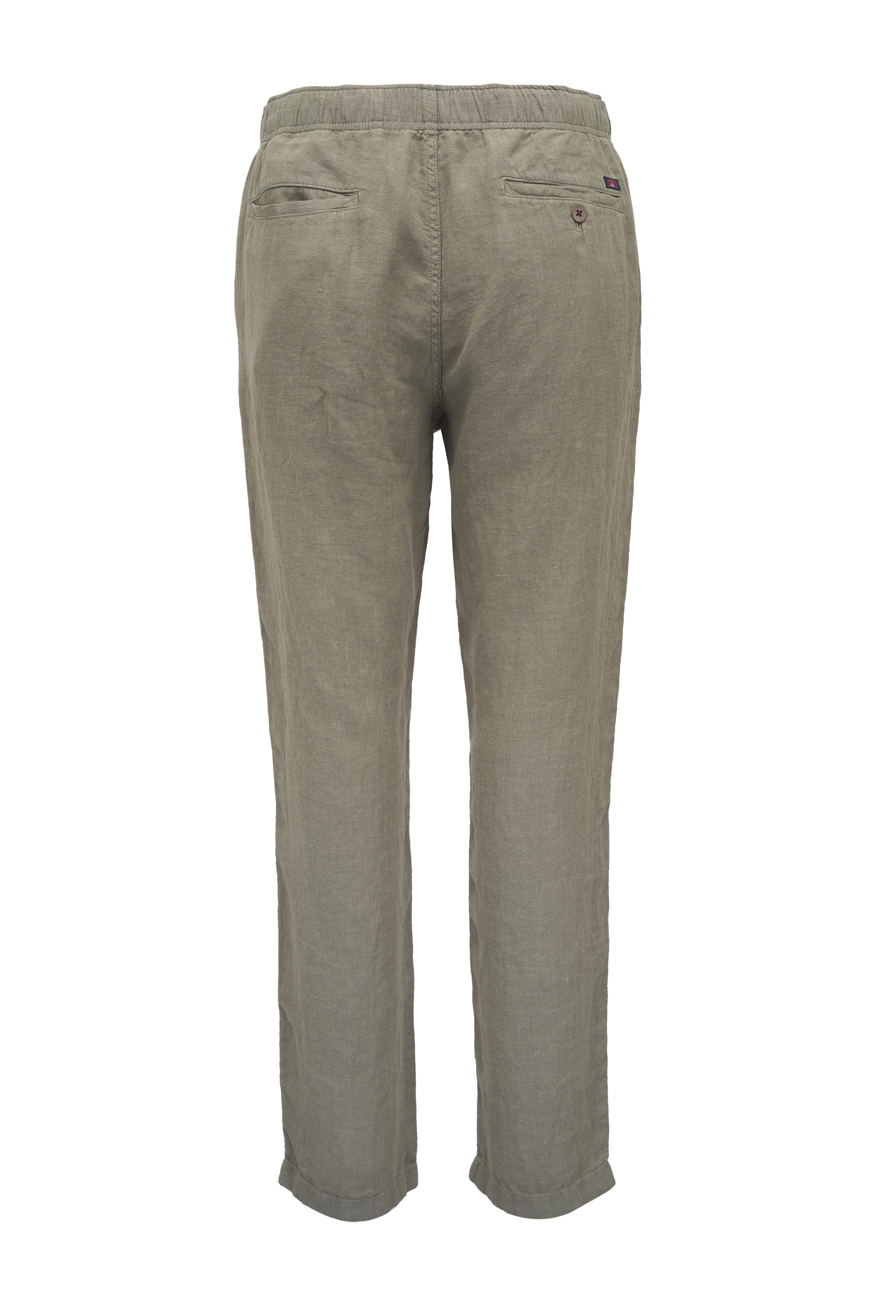 Faherty Brand - Canyon Olive Linen Drawstring Pant