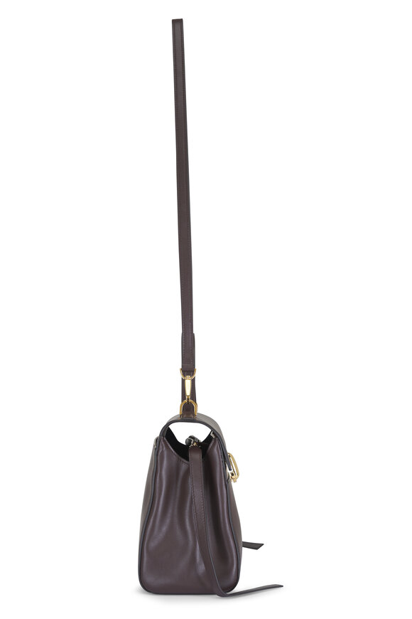 Savette Soft Symmetry Coffee Leather Top Handle Bag - view 3