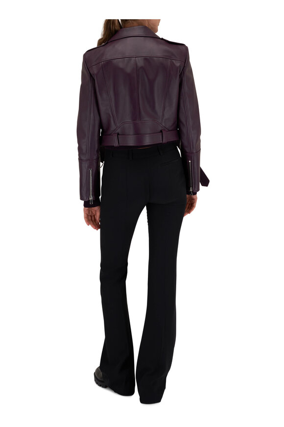 McQueen - Narrow Black Bootcut Pant 