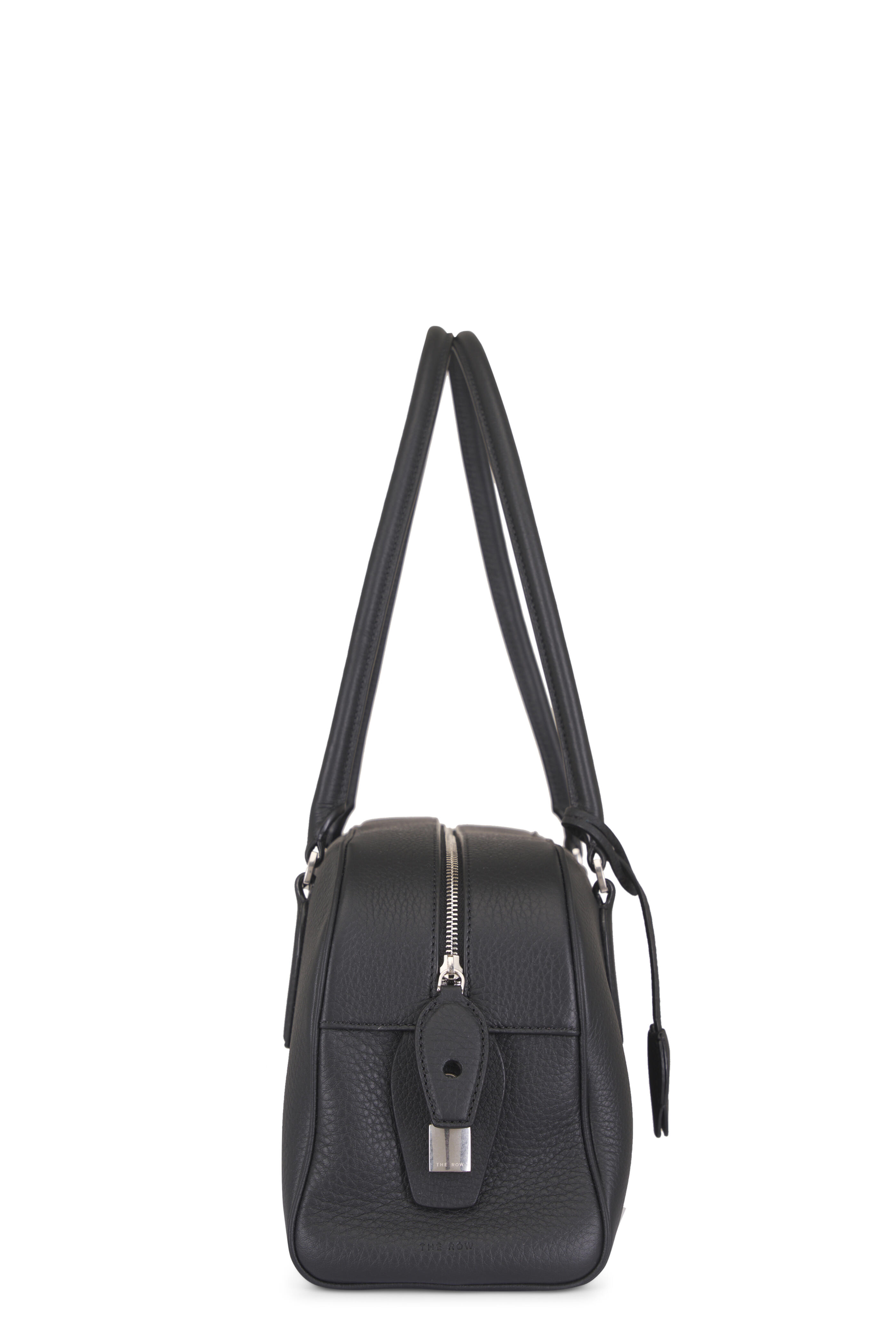 The Row - E/W India Black Leather Shoulder Bag - view 3