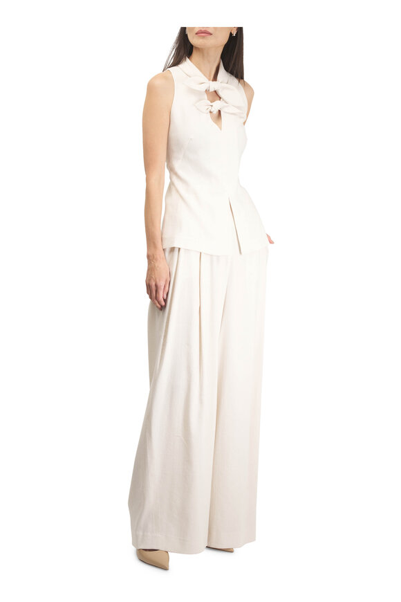 Lela Rose Bone Wide Leg Pant - view 2