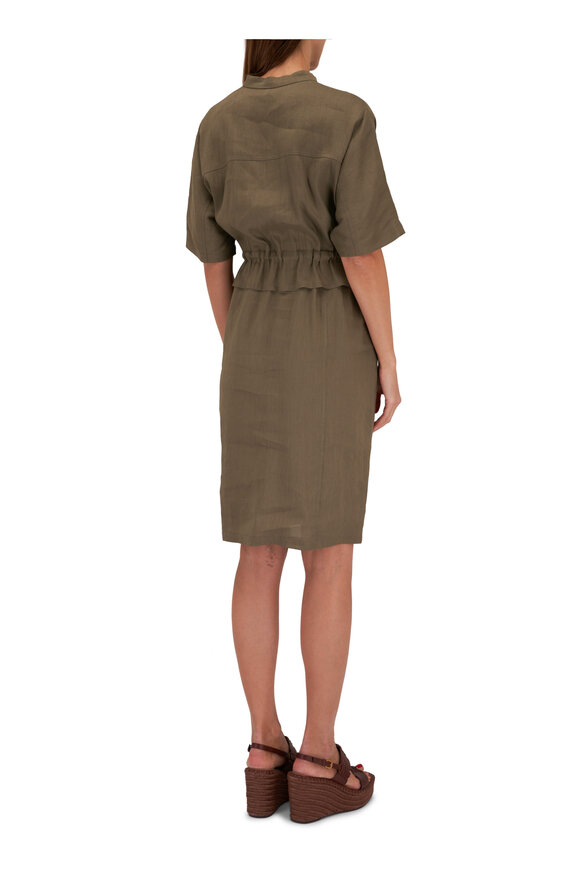 Bogner - Rubina Dark Olive Shirtdress 