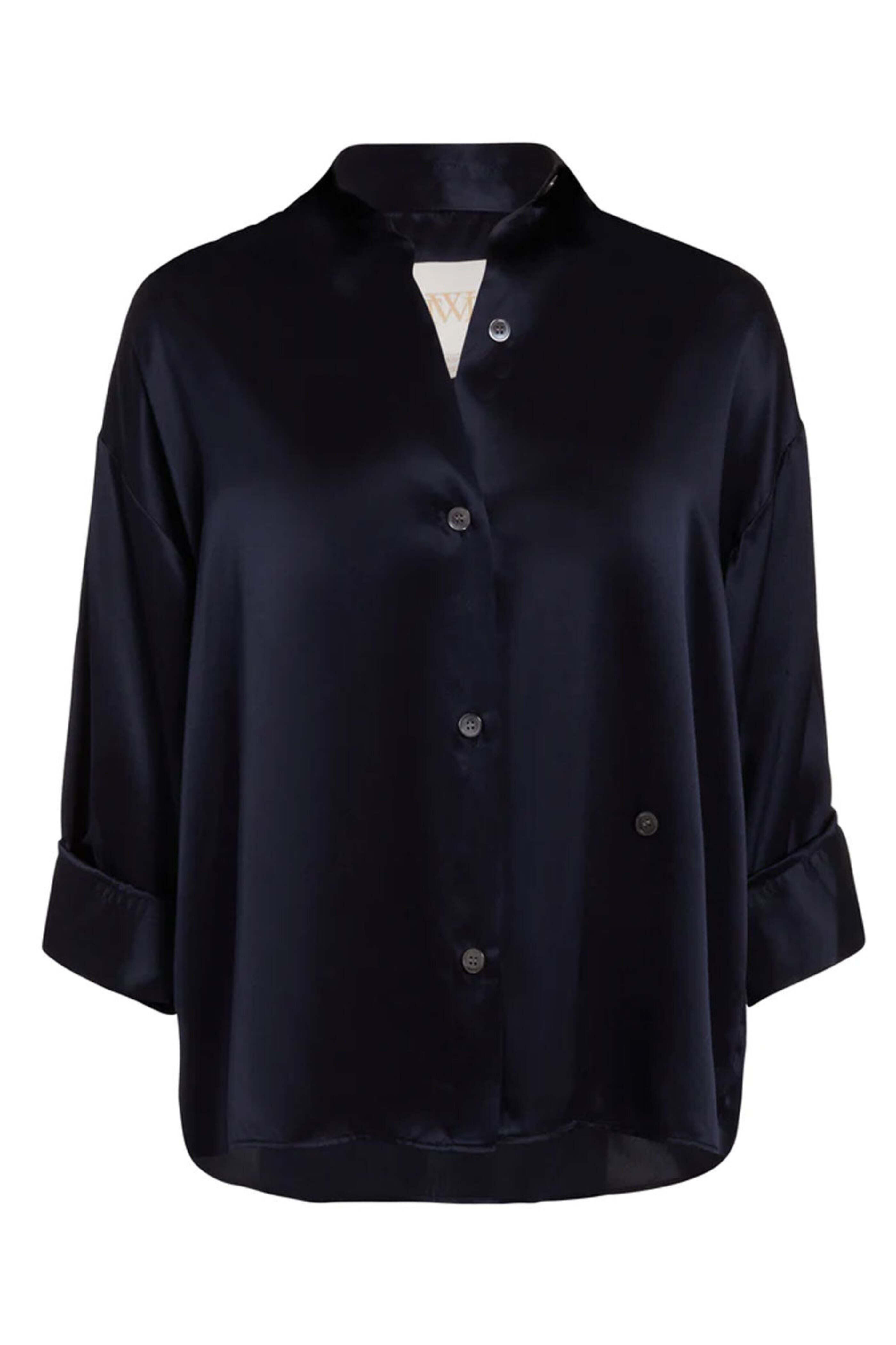 TWP - Midnight Satin Sheets Blouse
