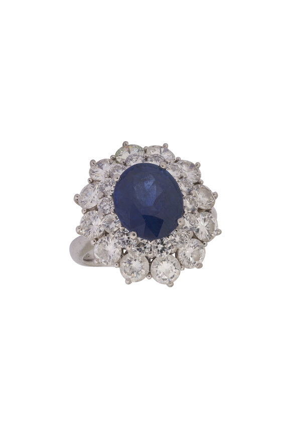 Lowy & Co Estate Sapphire Ring - view 1