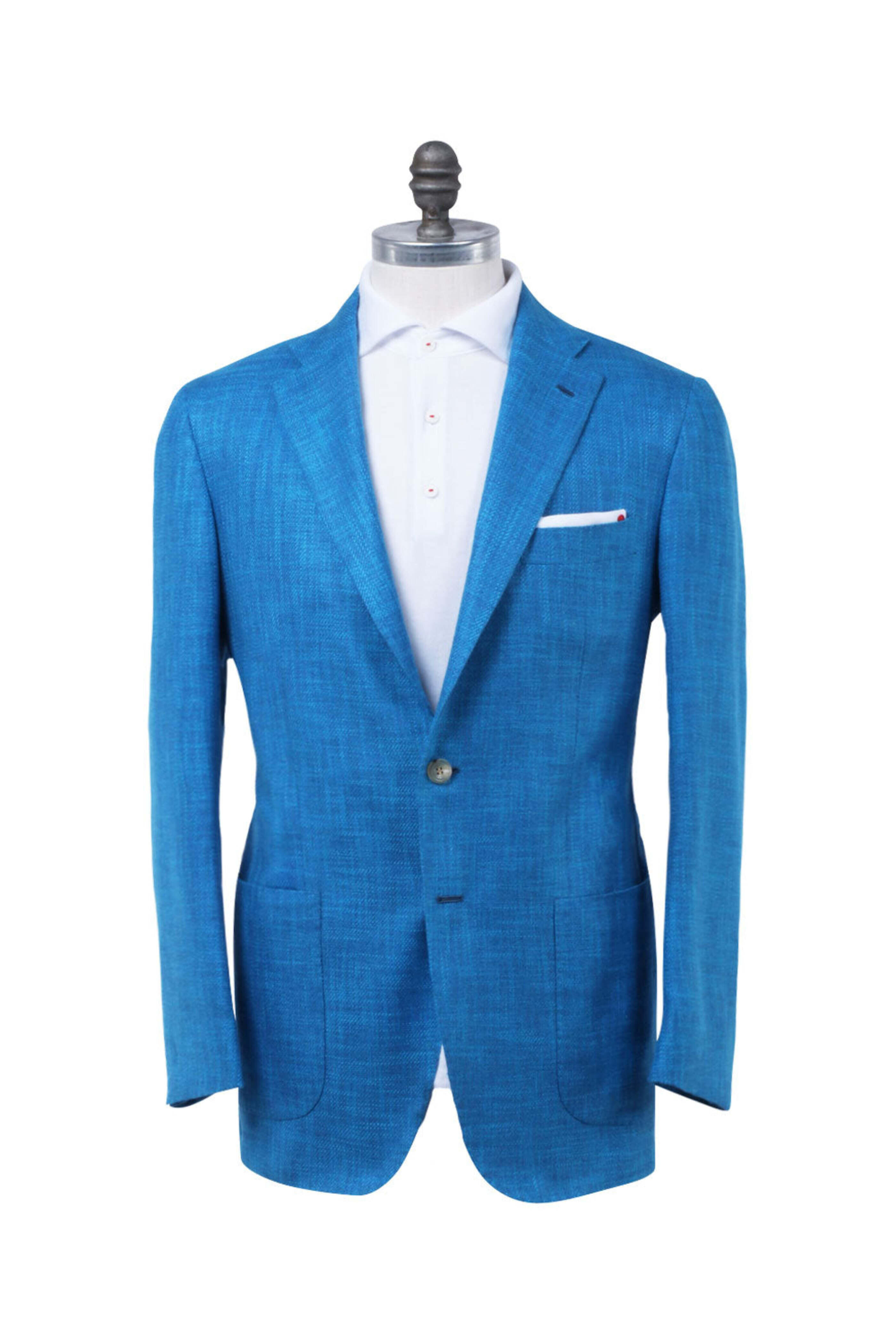 Kiton - Turquoise Melange Sportcoat