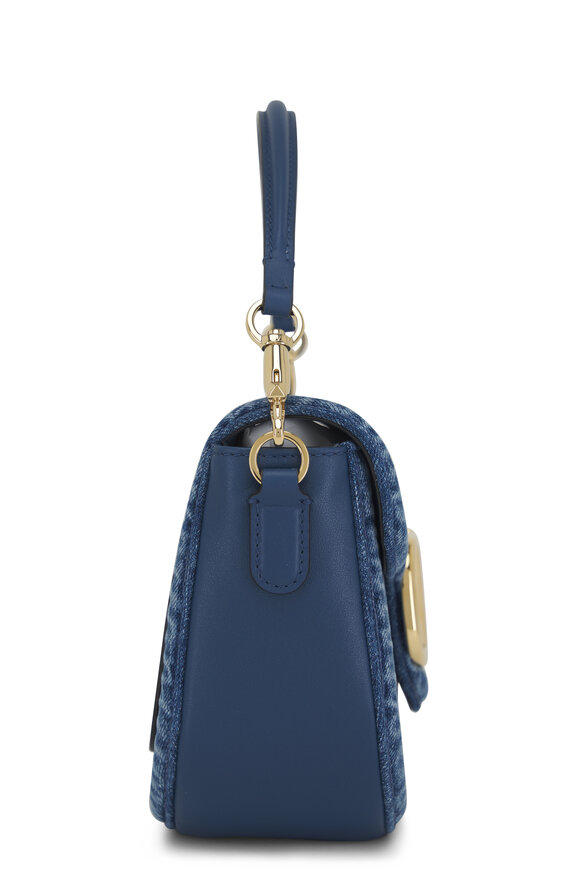 Valentino Garavani - Alltime Avio Denim VLogo Shoulder Bag 