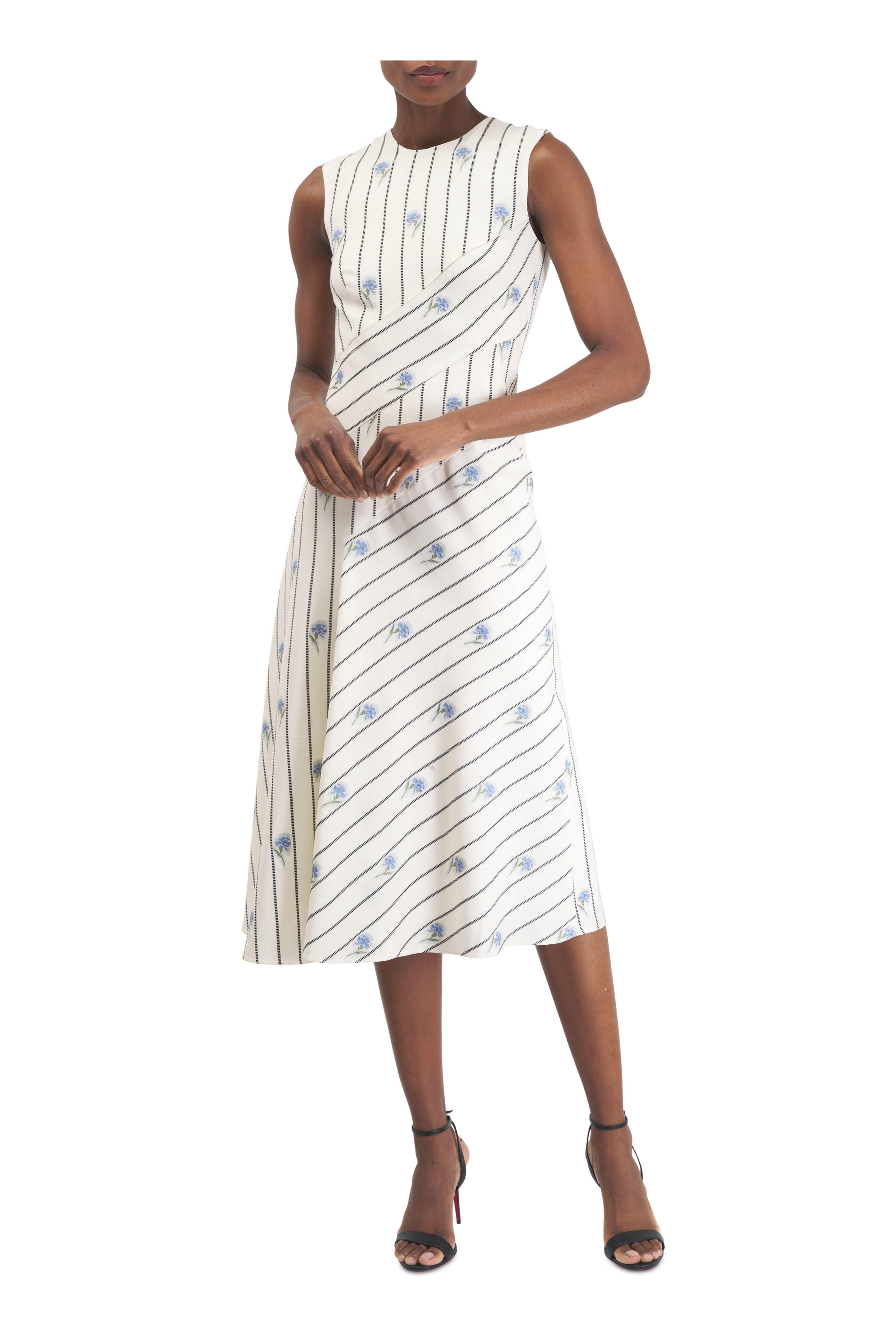 Christian Louboutin - Loubigirl Black Leather Heel Sandal, 85mm