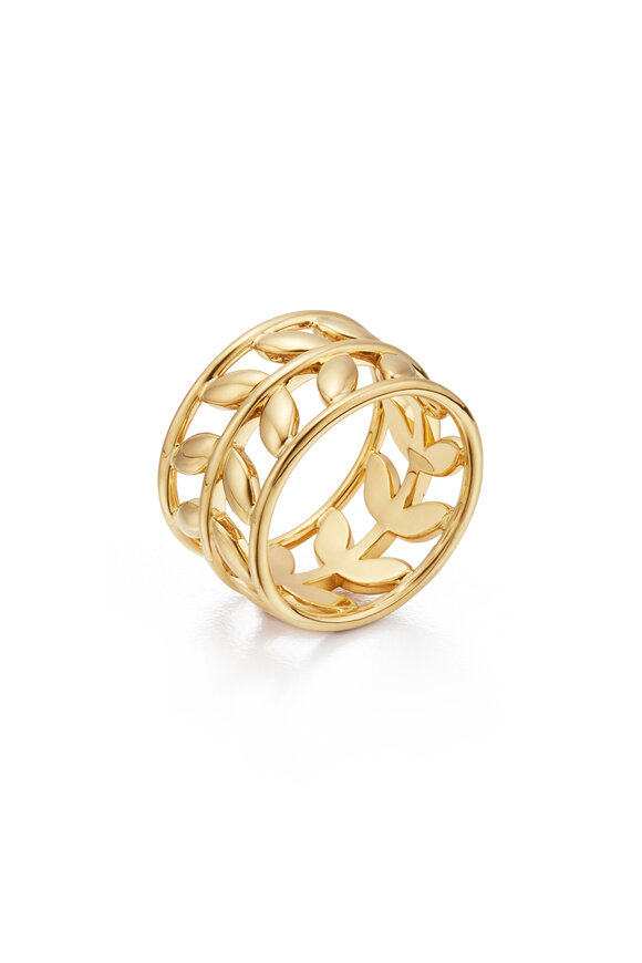 Temple St. Clair 18k Gold Vine Ring - view 1