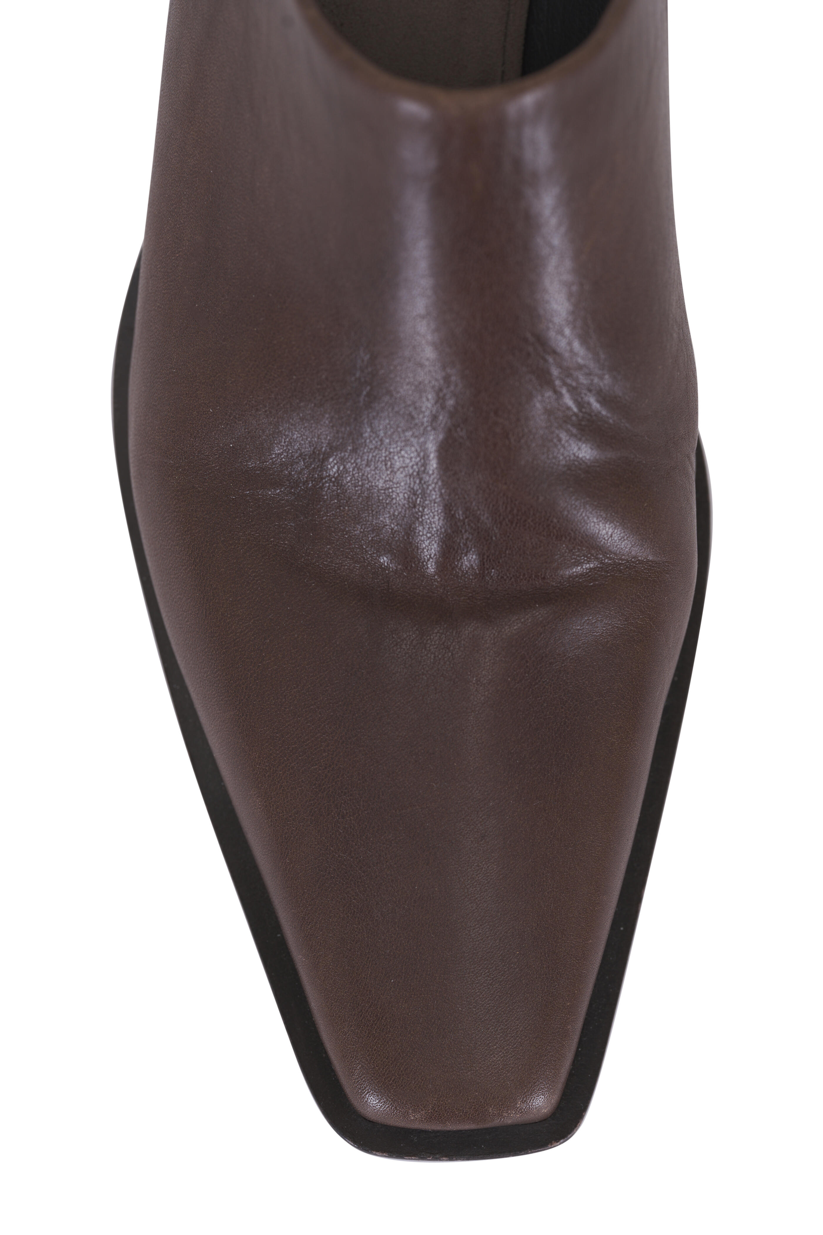 Brunello Cucinelli - Brown Leather Monili Heel Mule, 45mm