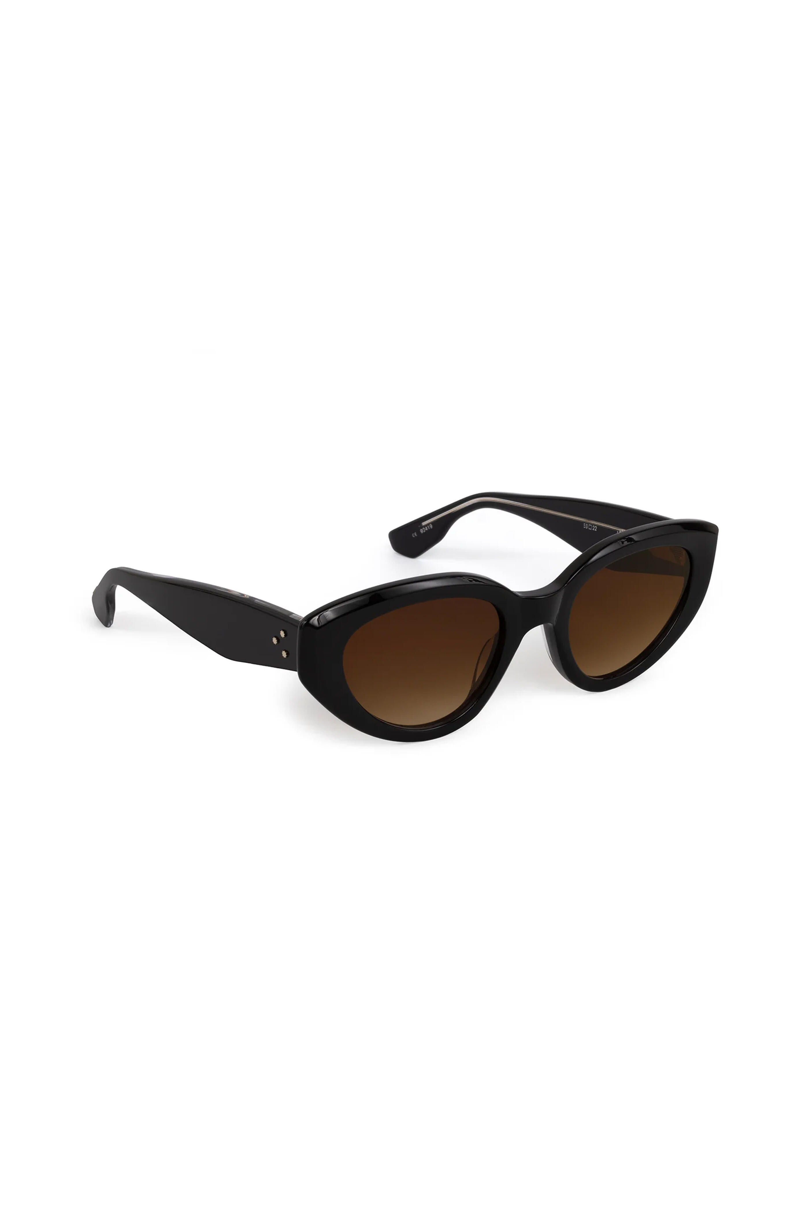 Krewe - Irene Sunglasses in Black & Crystal