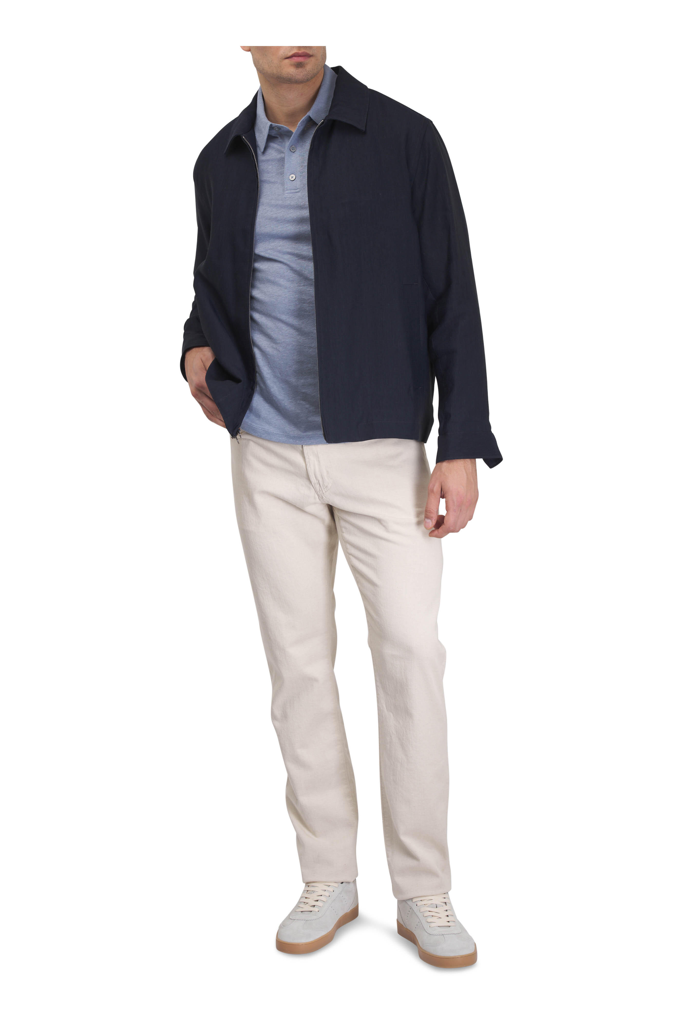 AG - Everett Natural Slim Straight Five Pocket Pant