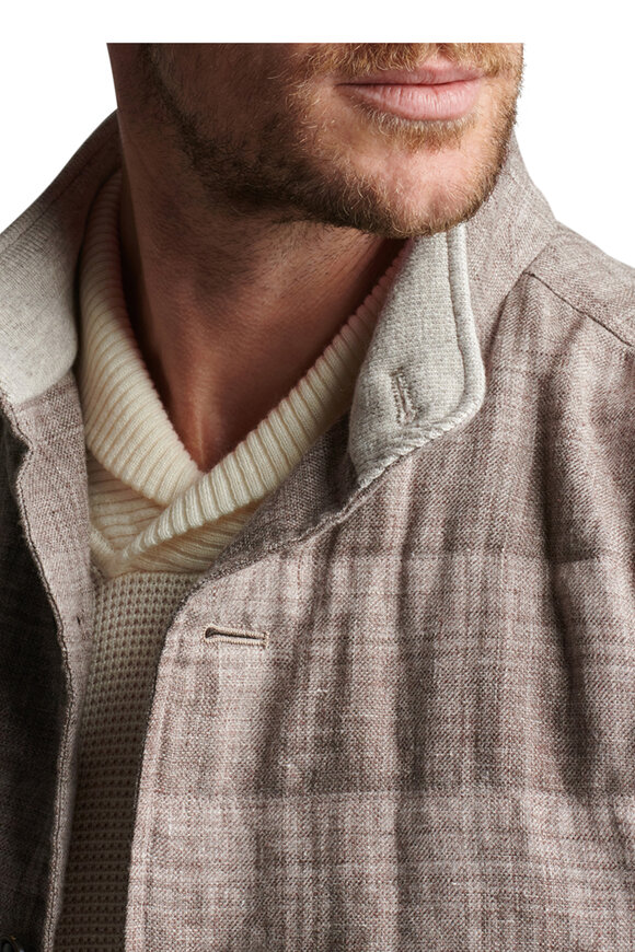 Peter Millar - Journeyman Argil Plaid Linen Vest