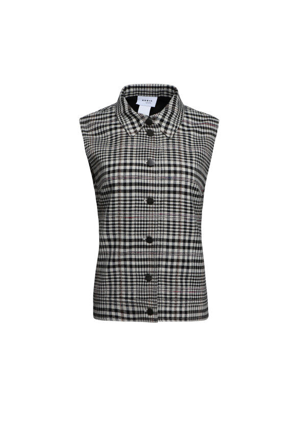 美品　AKRIS punto ジップアップ　ジャケット　コットン　総柄　おしゃれ Carnation Print Stripe Shirt by Akris Punto – Boyds