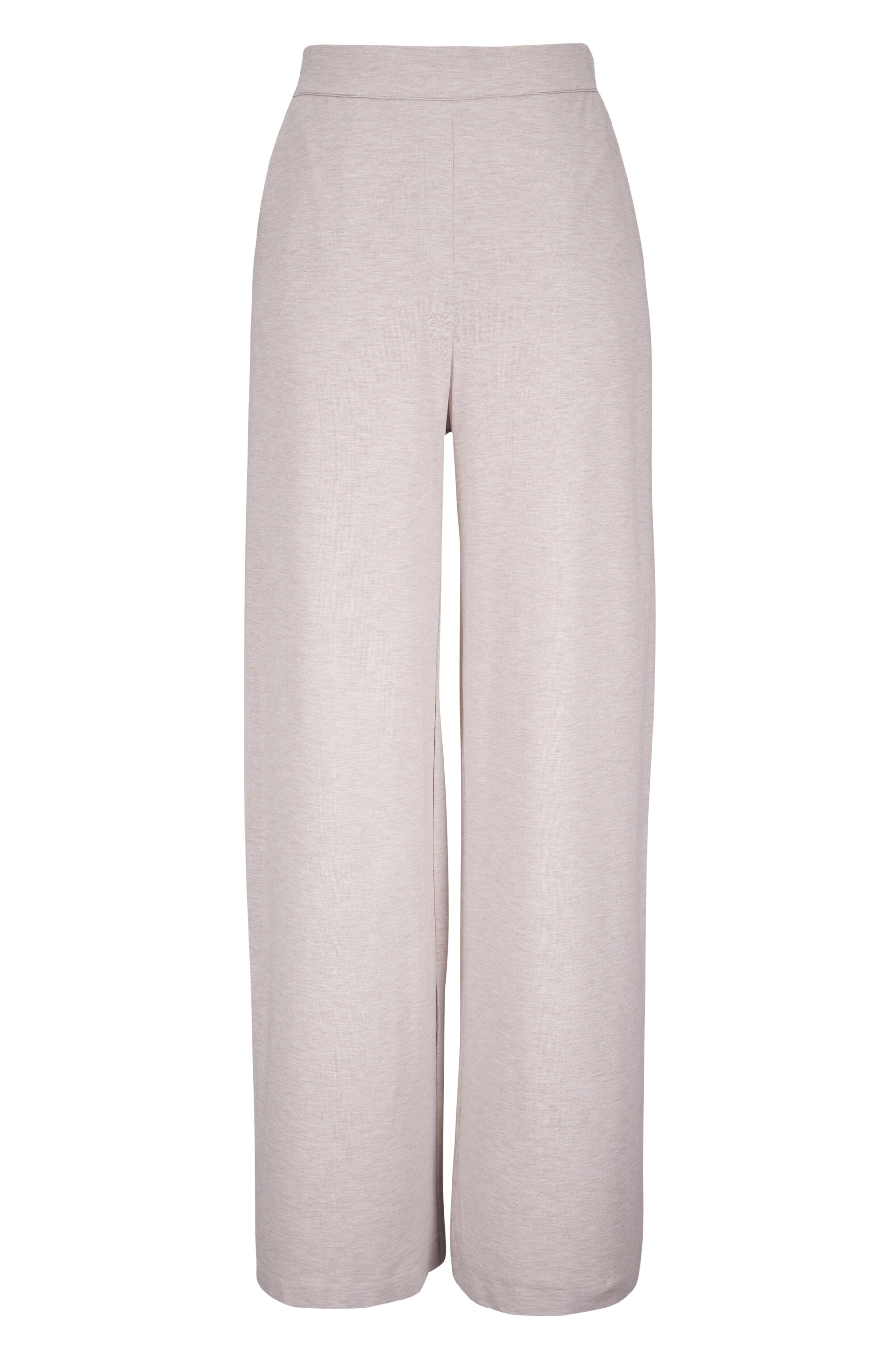 Majestic - French Terry Ecru Wide Leg Pant