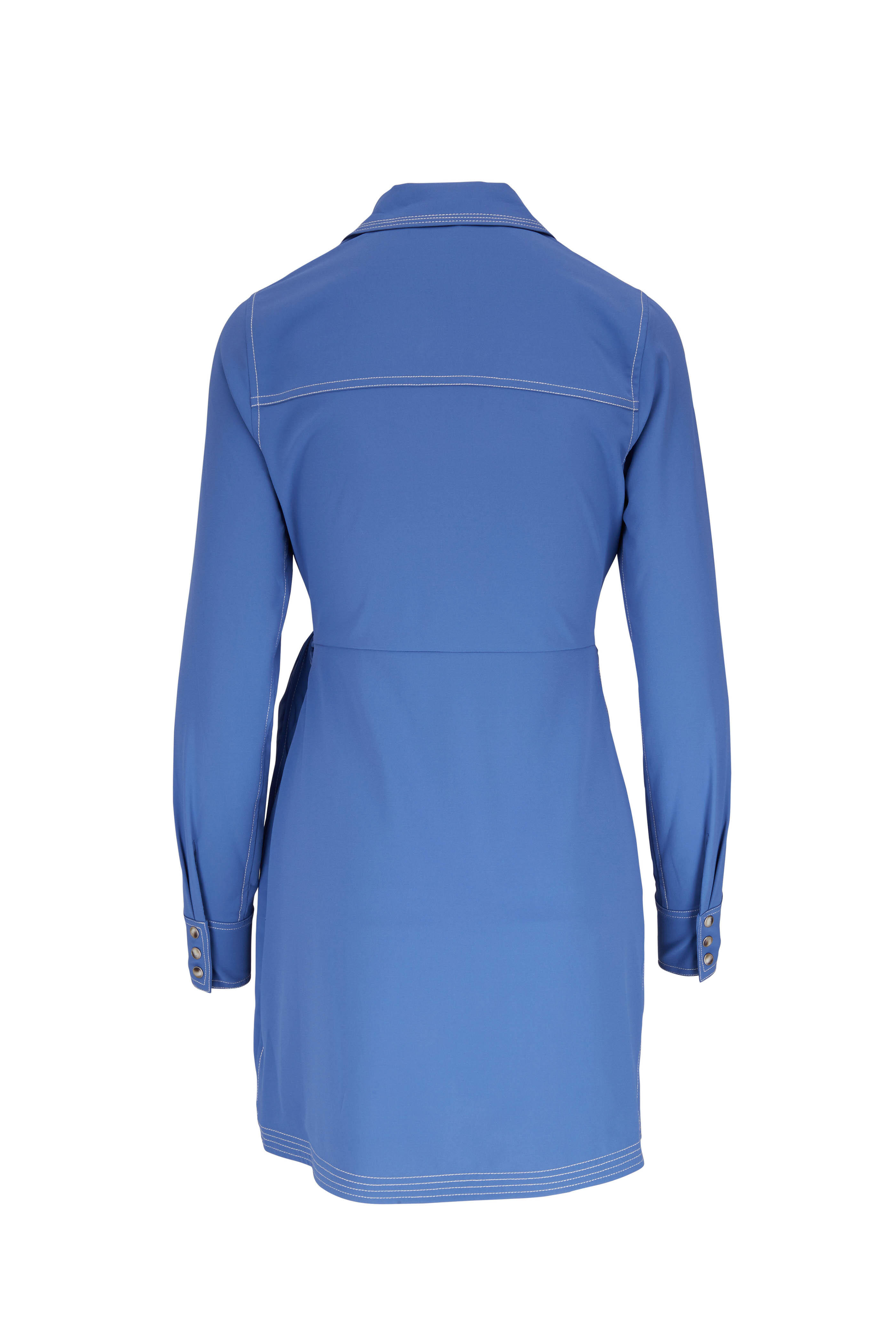Veronica Beard - Lavella Muted Bluebell Dress