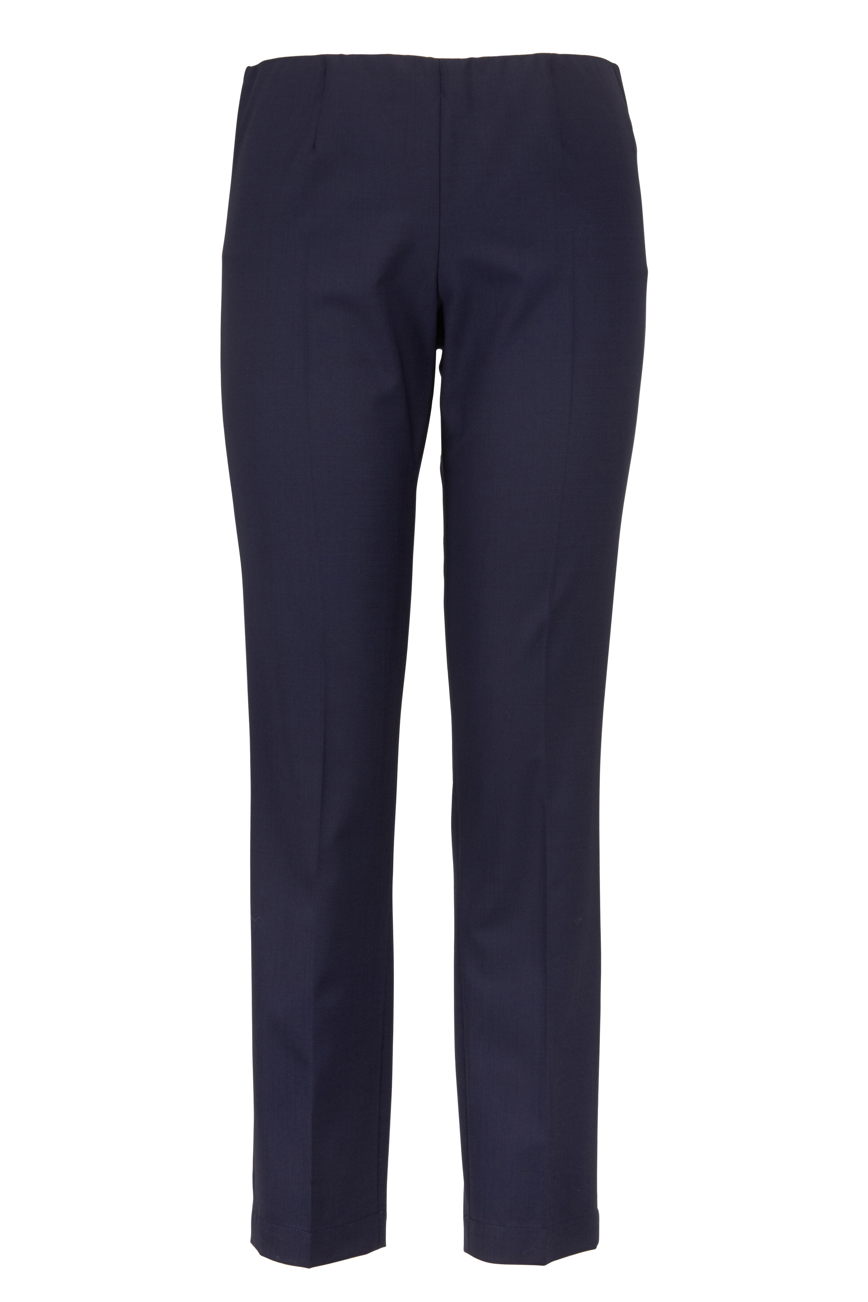 Brunello Cucinelli - Navy Blue Lightweight Wool Ankle Pants