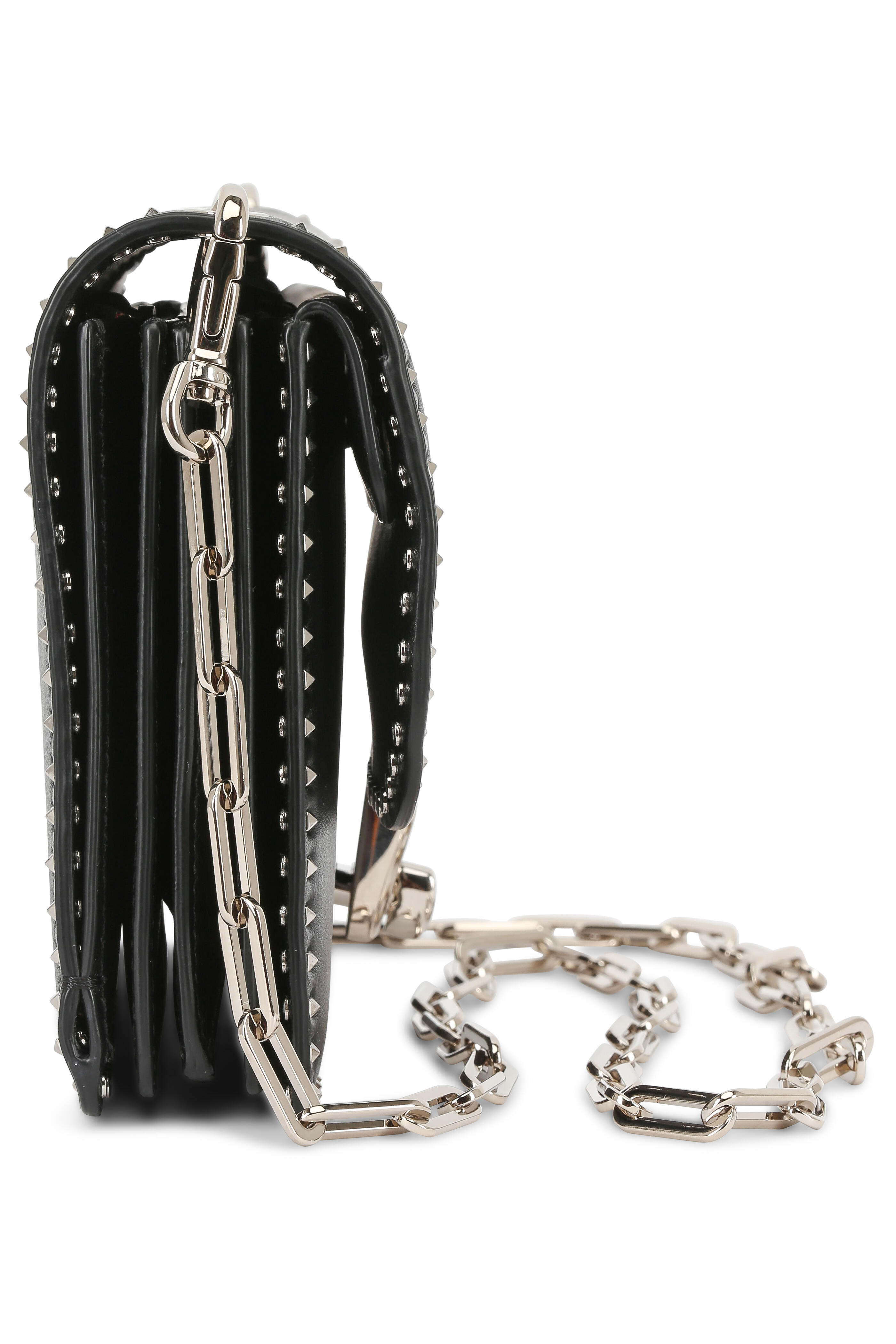 Rockstud chain-link crossbody bag, Valentino Garavani
