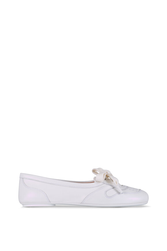 Gianvito Rossi Soft White Sneaker Flat - view 2