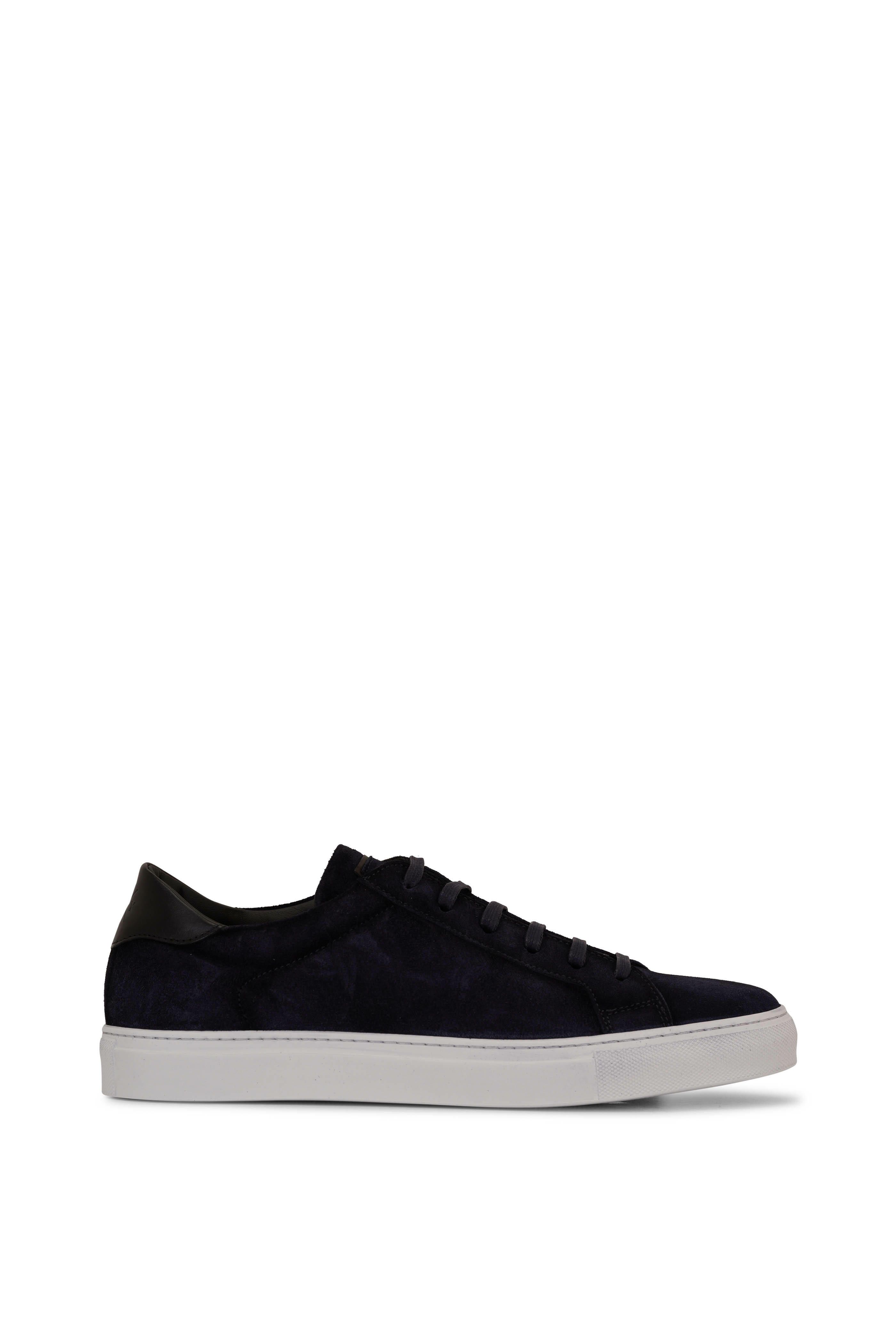 To Boot New York - Derrick Navy Suede Sneaker | Mitchell Stores