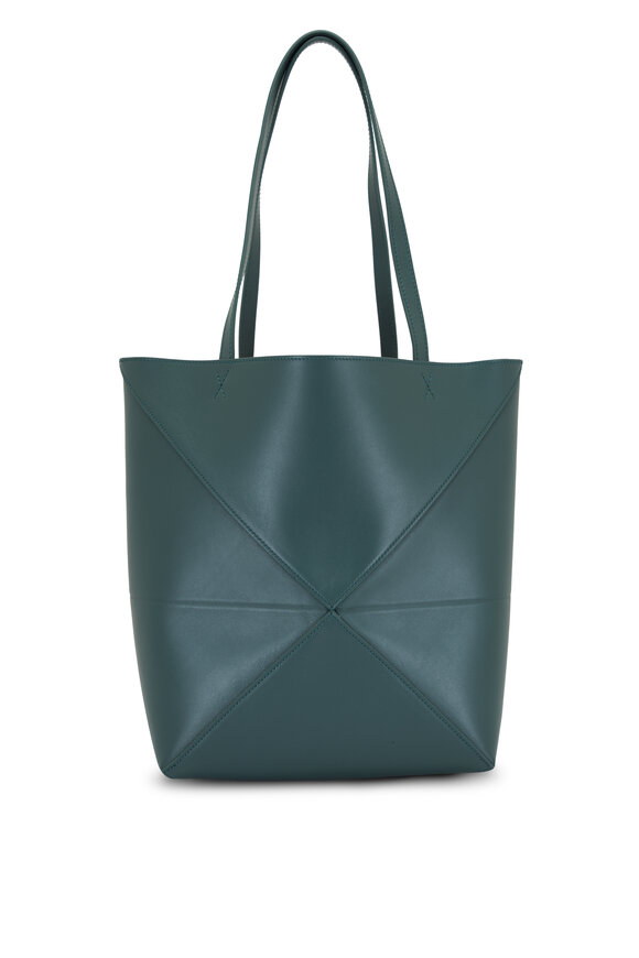 Loewe - Medium Puzzle Vetiver Leather Tote