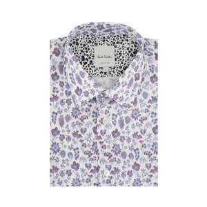 Paul smitn Fabric Floral Collage長袖シャツ Paul smitn Fabric Floral Collage長袖シャツ Paul smitn Fabric