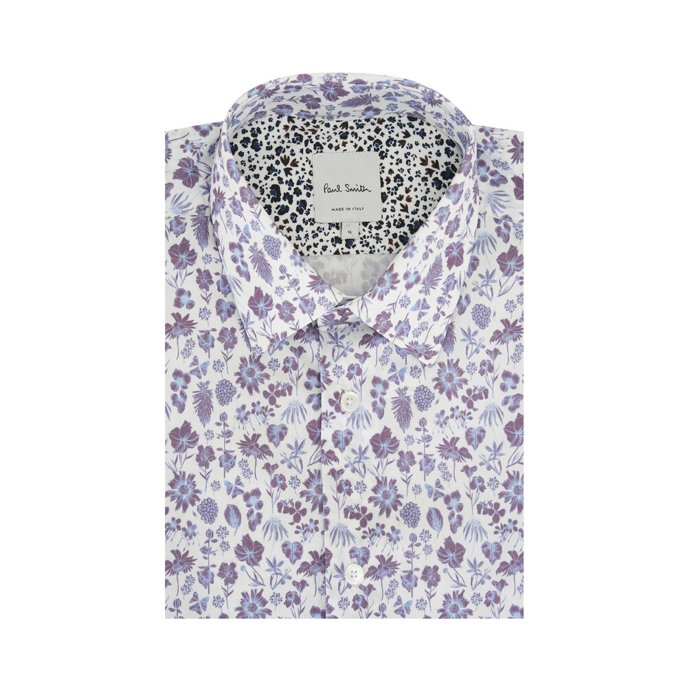 トップス PAULSMITH 22ss flower pattern rayonshirt Paul Smith Sunflower Short Sleeve Shirt Flower at CareOfCarl.com