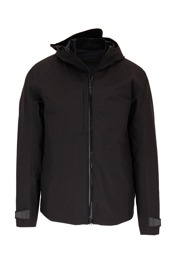 Z Zegna - Black 3-In-1 Hooded Coat