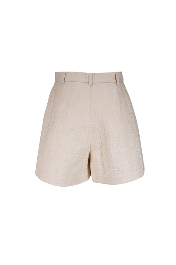 Moncler Taupe Recycled Matte Longue Saison Shorts - view 3