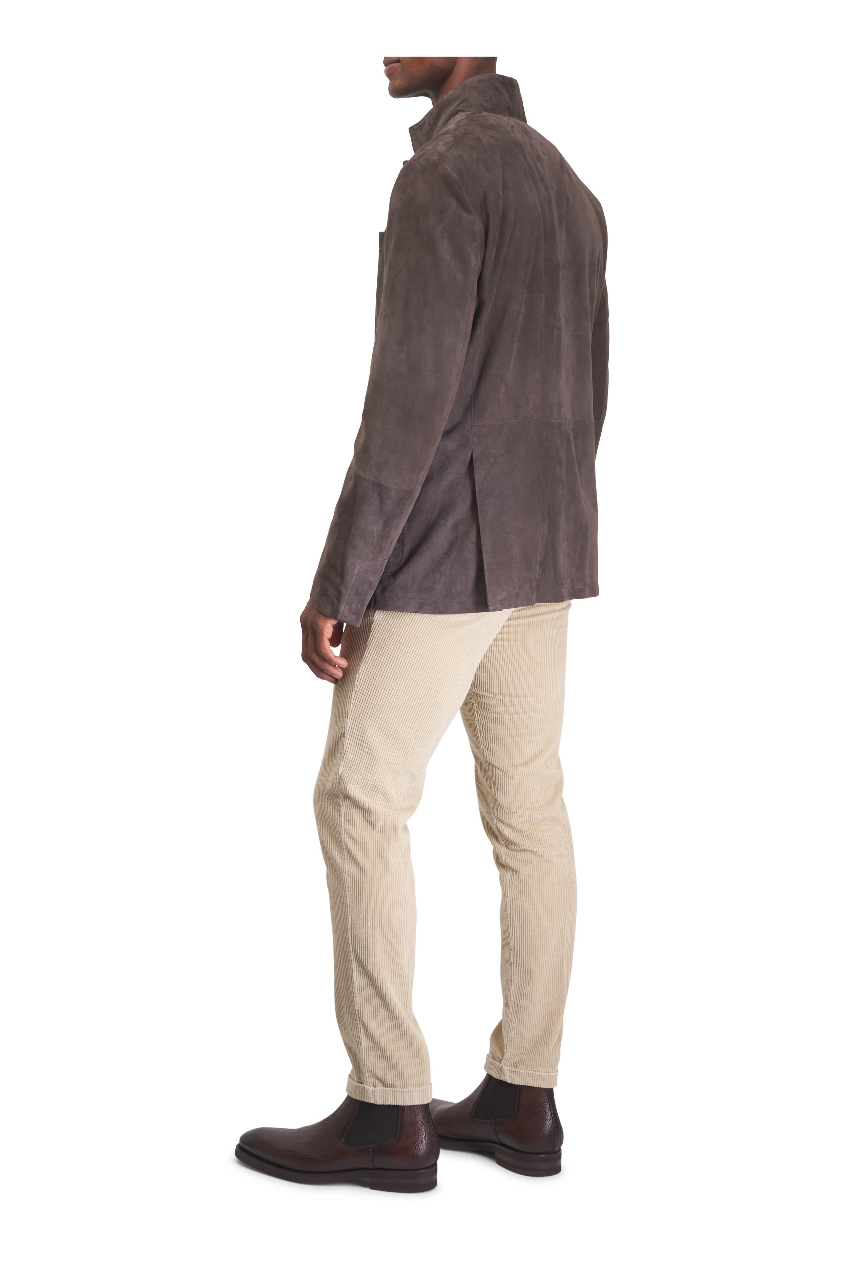 Maurizio Baldassari - Olive Wool Knit Sport Shirt