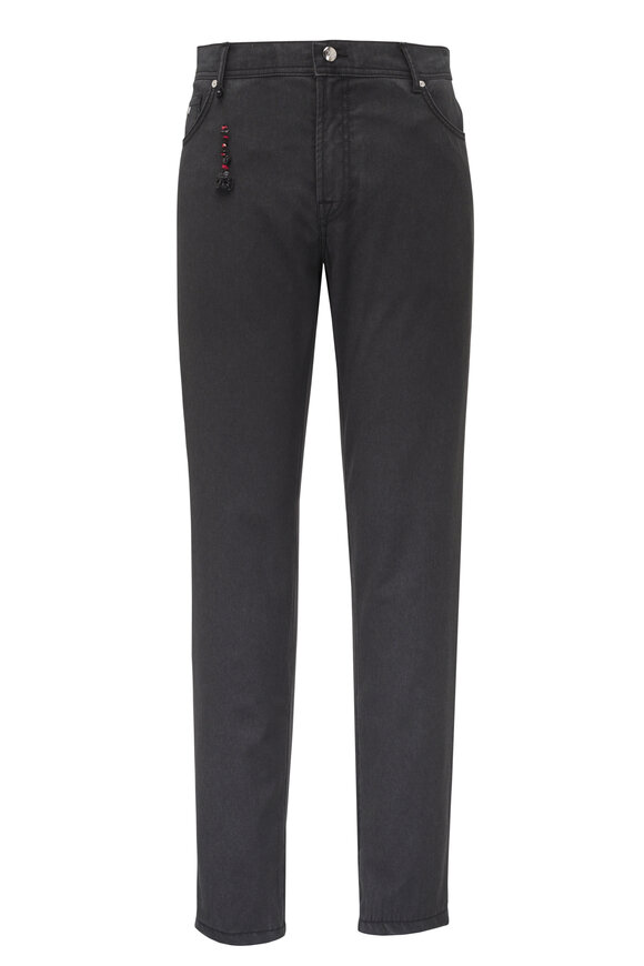 Marco Pescarolo Nerano Charcoal Gray Five Pocket Pant
