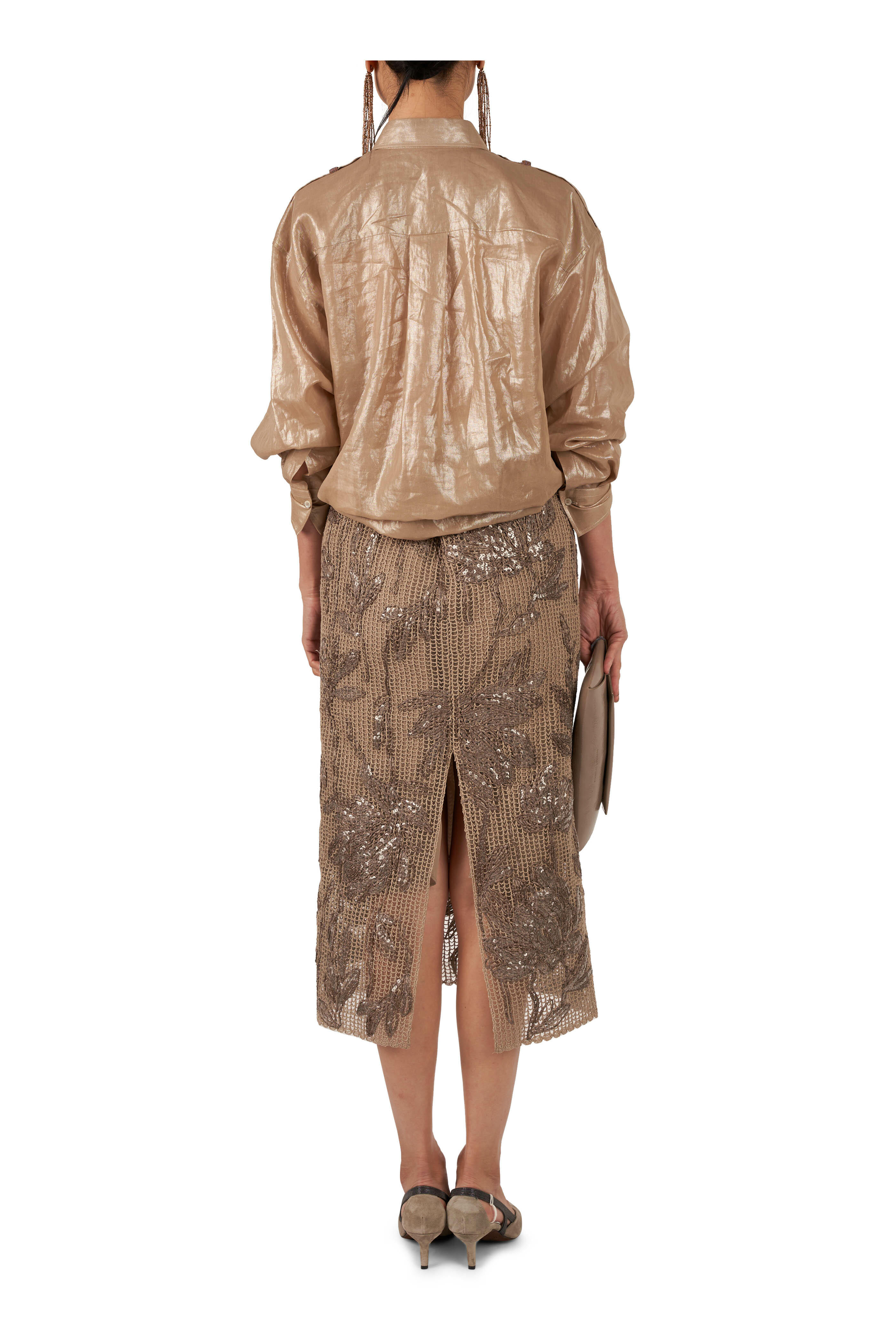 BRUNELLO CUCINELLI Woman Skirt Beige MD527G3329 C002