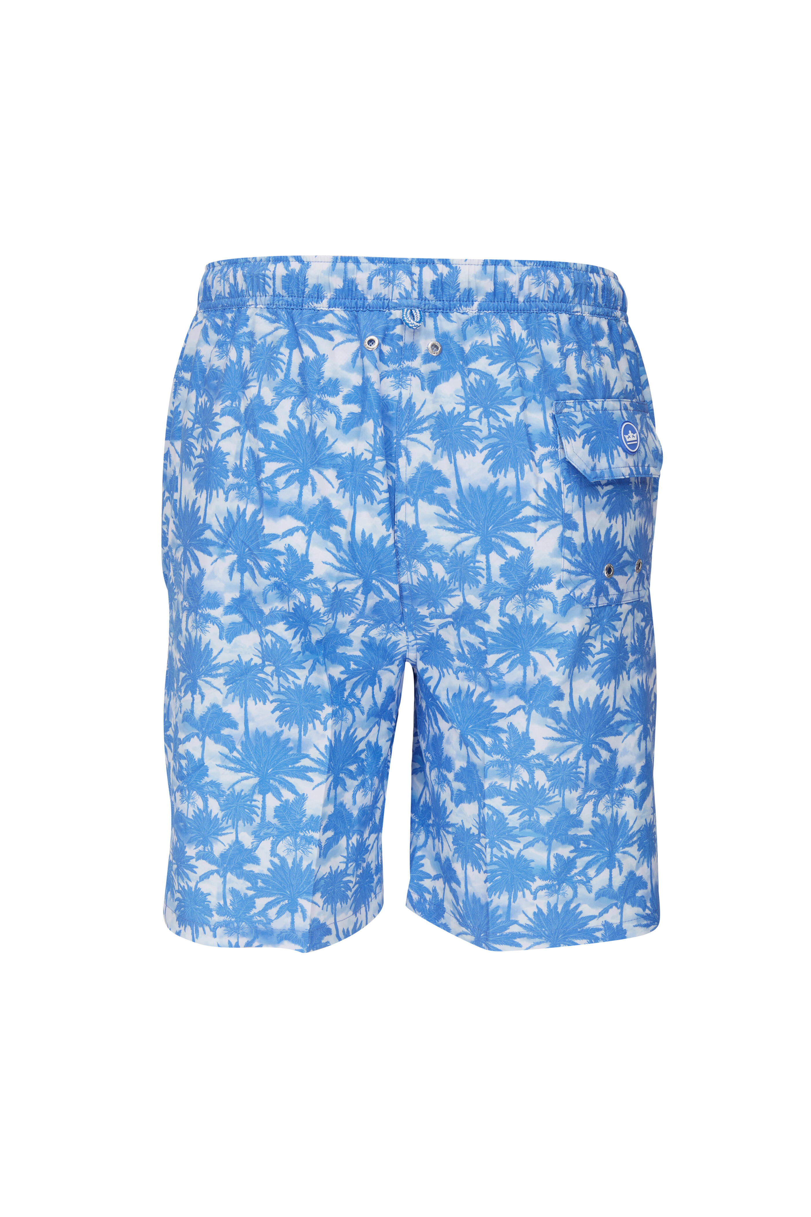 Peter Millar - Carnival Blue Clouds & Palms Swim Trunks