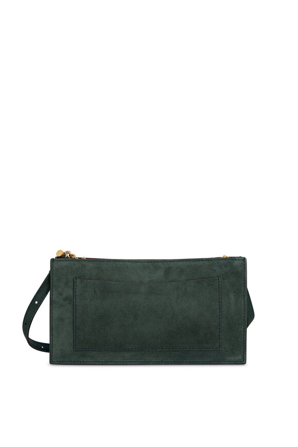 Métier - Ease Emerald Suede Clutch